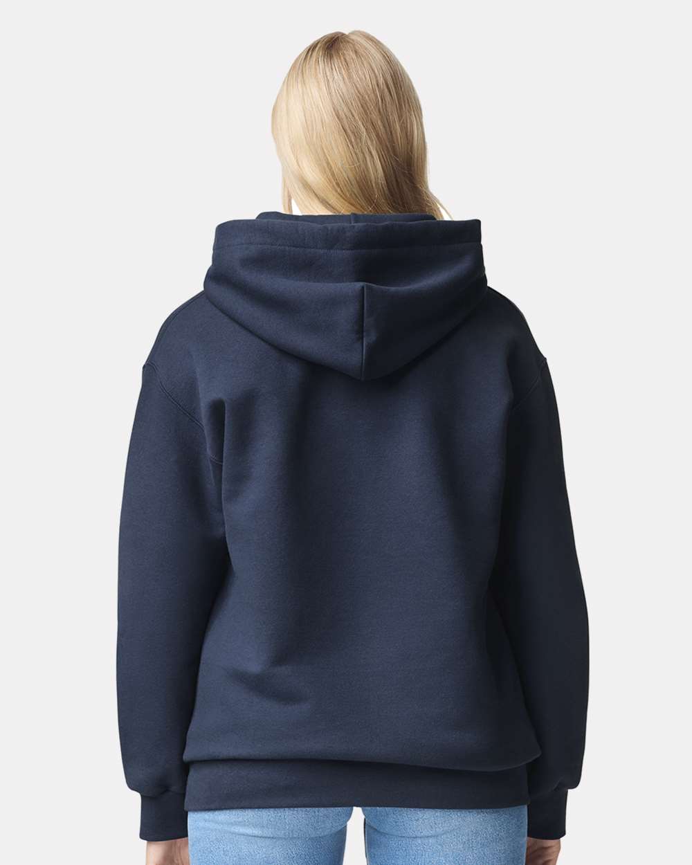 Unisex Hammer™ Maxweight Hooded Sweatshirt - OnModelBack - B02460253 - Blue Dusk