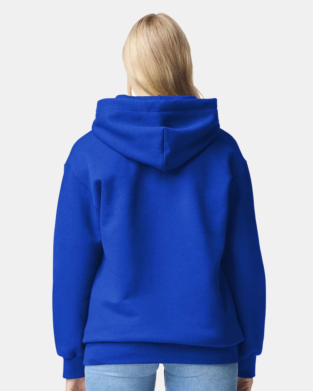 Unisex Hammer™ Maxweight Hooded Sweatshirt - OnModelBack - B02460753 - Deep Royal