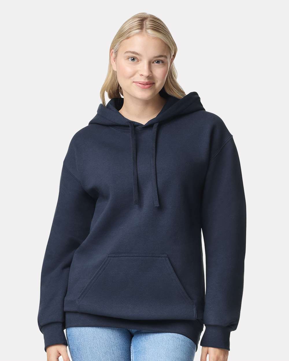 Unisex Hammer™ Maxweight Hooded Sweatshirt - OnModelFront - B02460253 - Blue Dusk