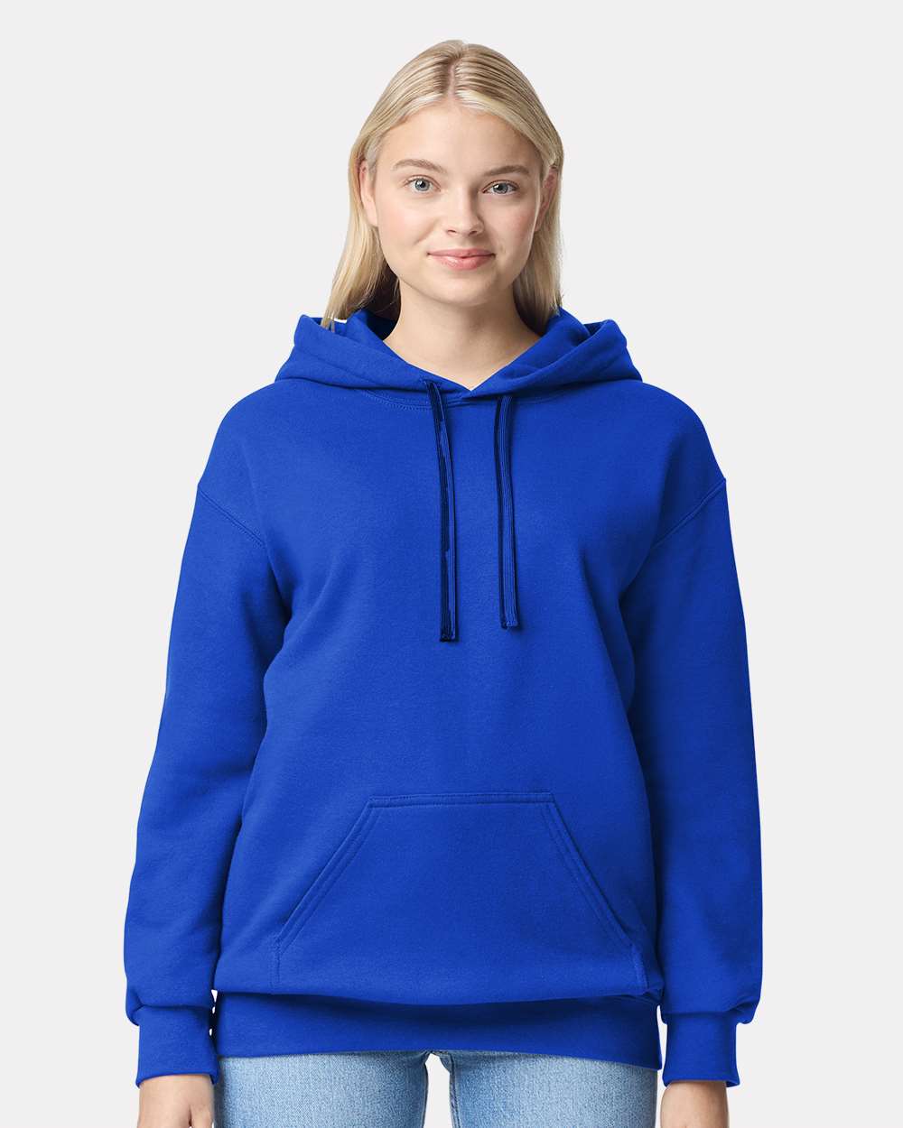 Unisex Hammer™ Maxweight Hooded Sweatshirt - OnModelFront - B02460753 - Deep Royal