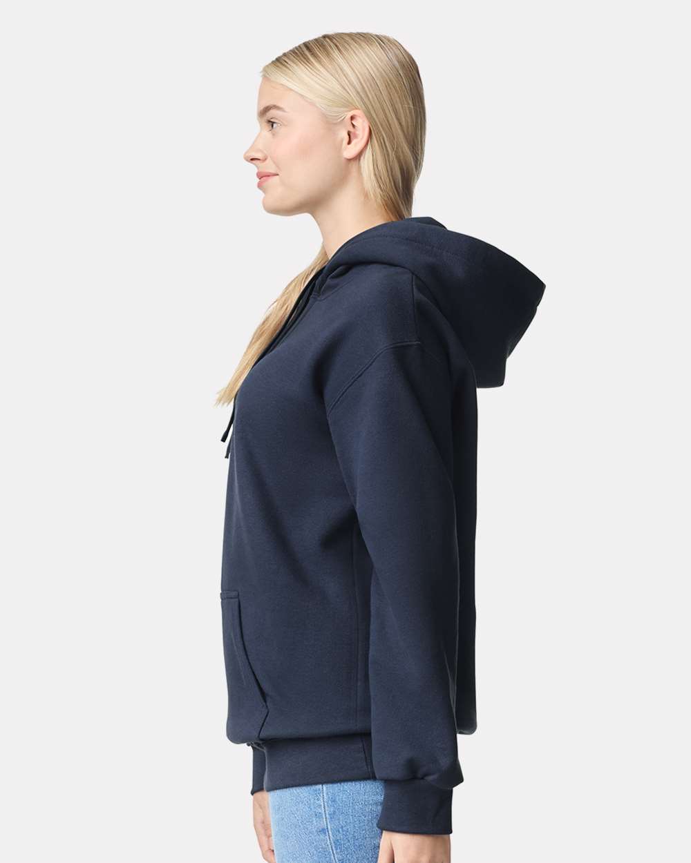 Unisex Hammer™ Maxweight Hooded Sweatshirt - OnModelSide - B02460253 - Blue Dusk