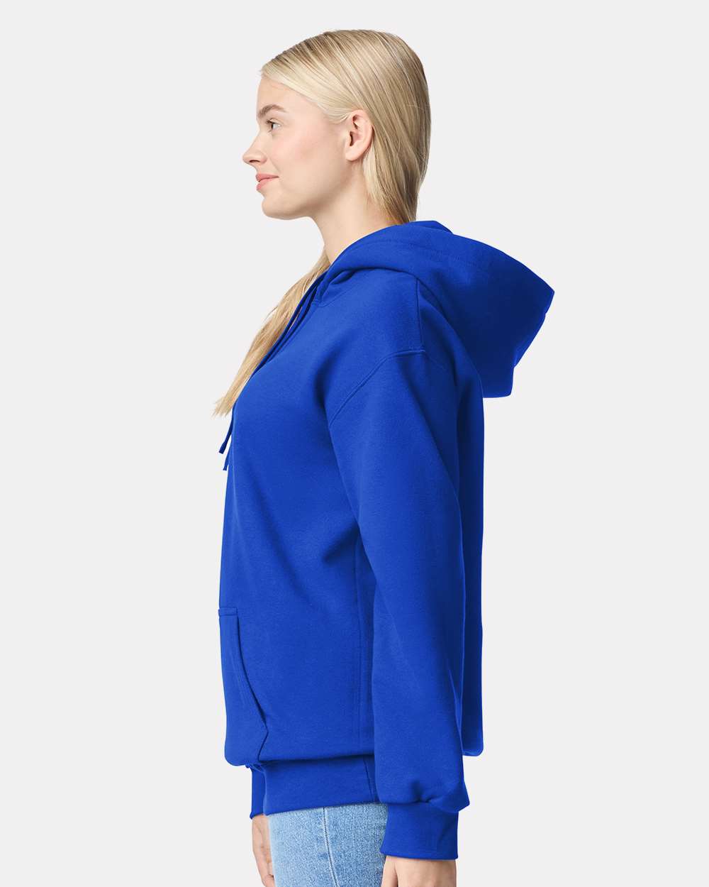 Unisex Hammer™ Maxweight Hooded Sweatshirt - OnModelSide - B02460753 - Deep Royal