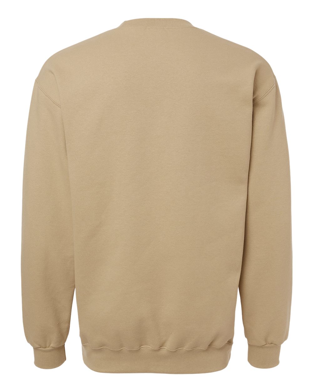 Unisex Hammer™ Maxweight Crewneck Sweatshirt - Back - B02560243 - Tan