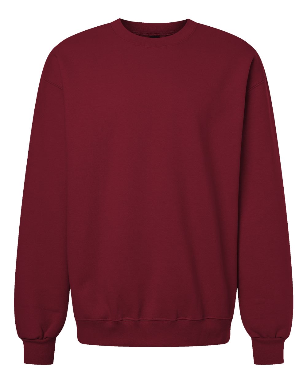 Unisex Hammer™ Maxweight Crewneck Sweatshirt - Front - B02560533 - Garnet