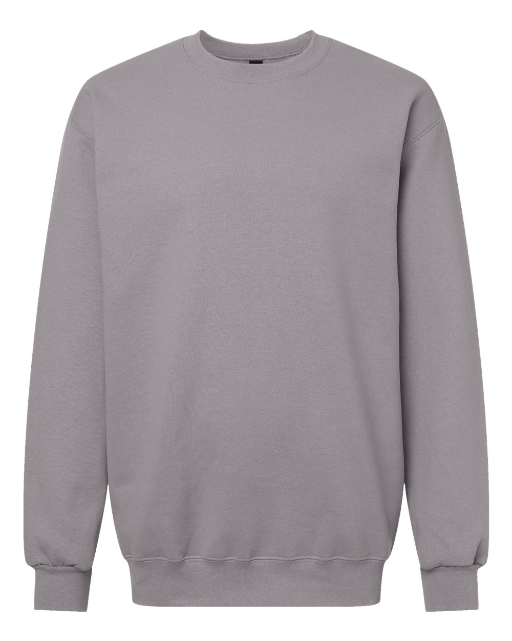 Unisex Hammer™ Maxweight Crewneck Sweatshirt - Front - B02560593 - Gravel