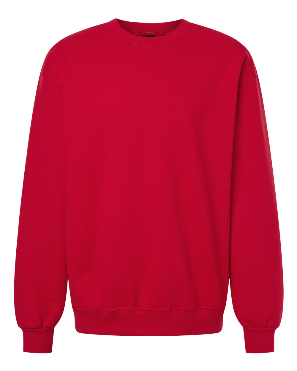 Unisex Hammer™ Maxweight Crewneck Sweatshirt - Front - B02560703 - Cherry Red