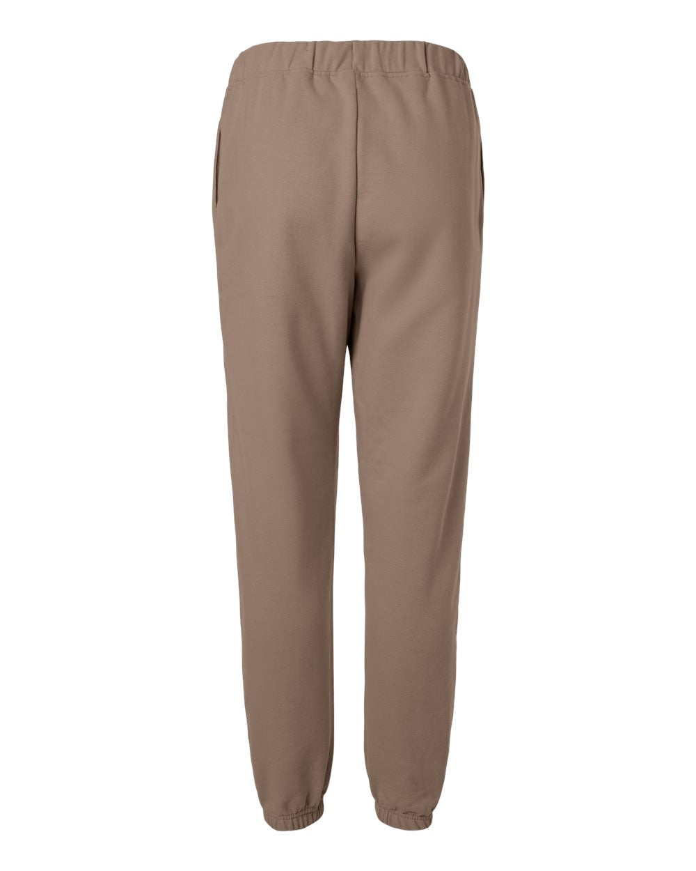 Unisex Softstyle® Midweight Pocket Sweatpants - Back - B02960553 - Brown Savana