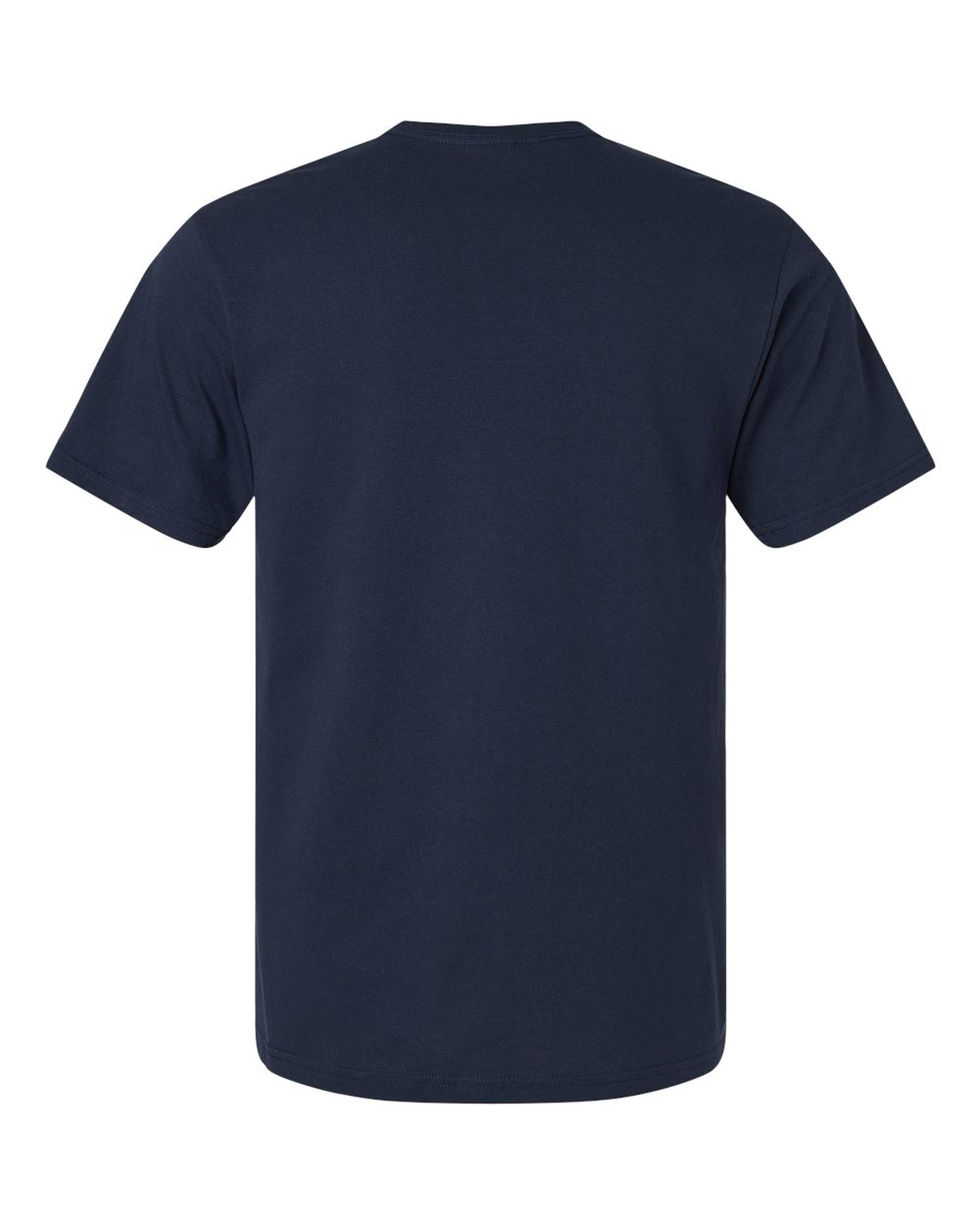 Unisex Light Cotton T-Shirt - Back - B02860112 - Navy