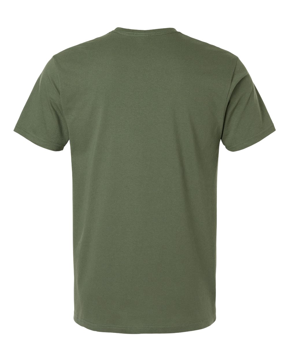 Unisex Light Cotton T-Shirt - Back - B02860322 - Military Green