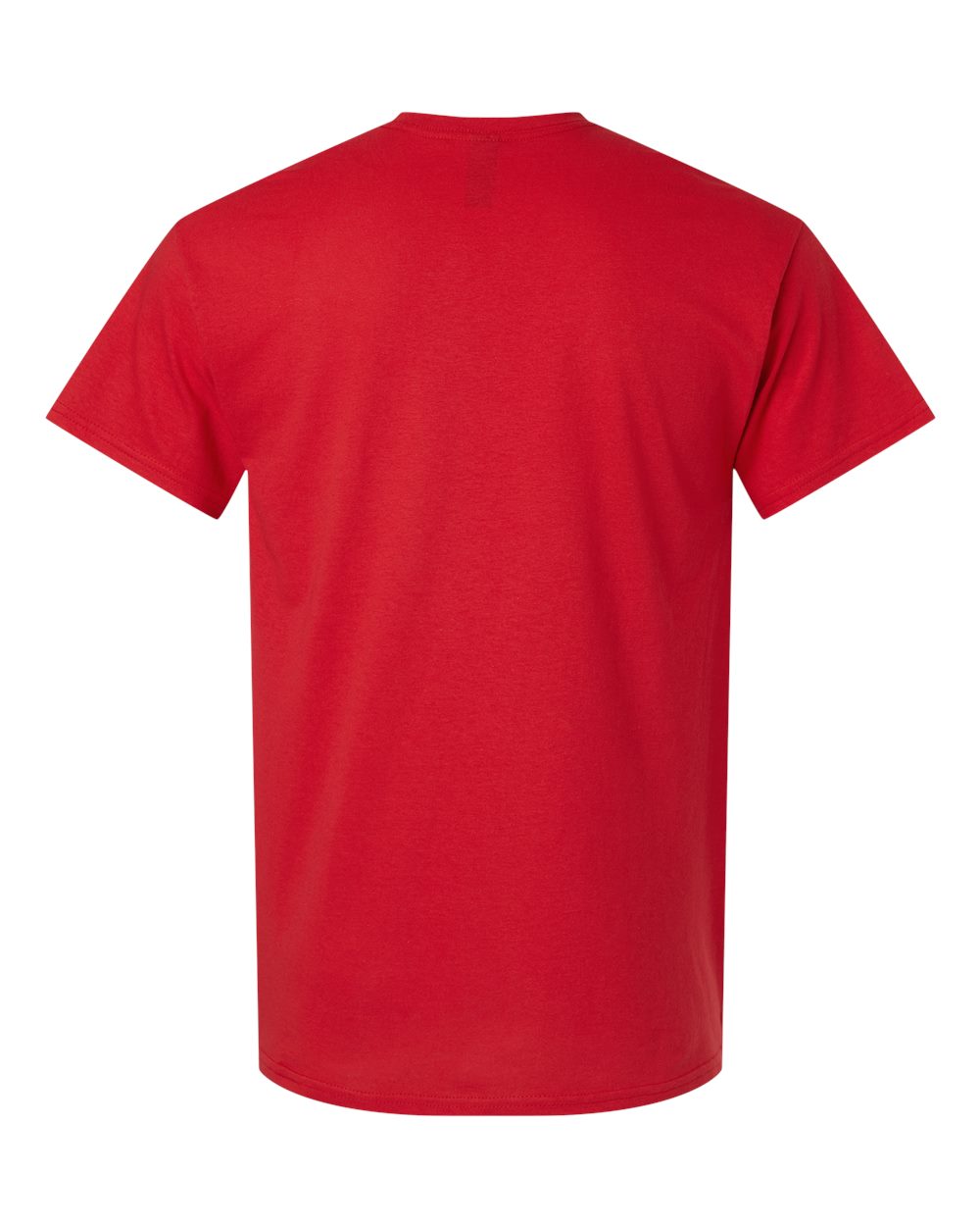 Unisex Light Cotton T-Shirt - Back - B02860702 - Red