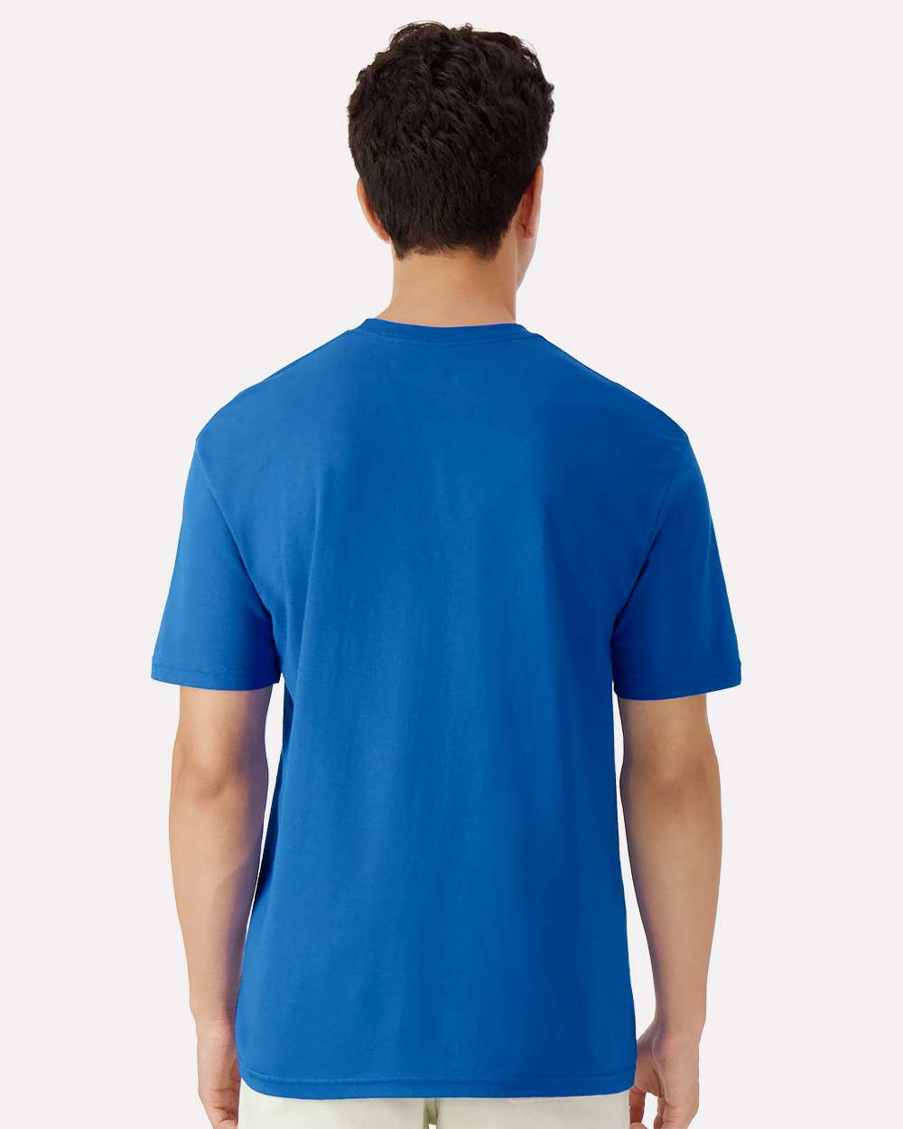 Unisex Light Cotton T-Shirt - OnModelBack - B02860132 - Royal