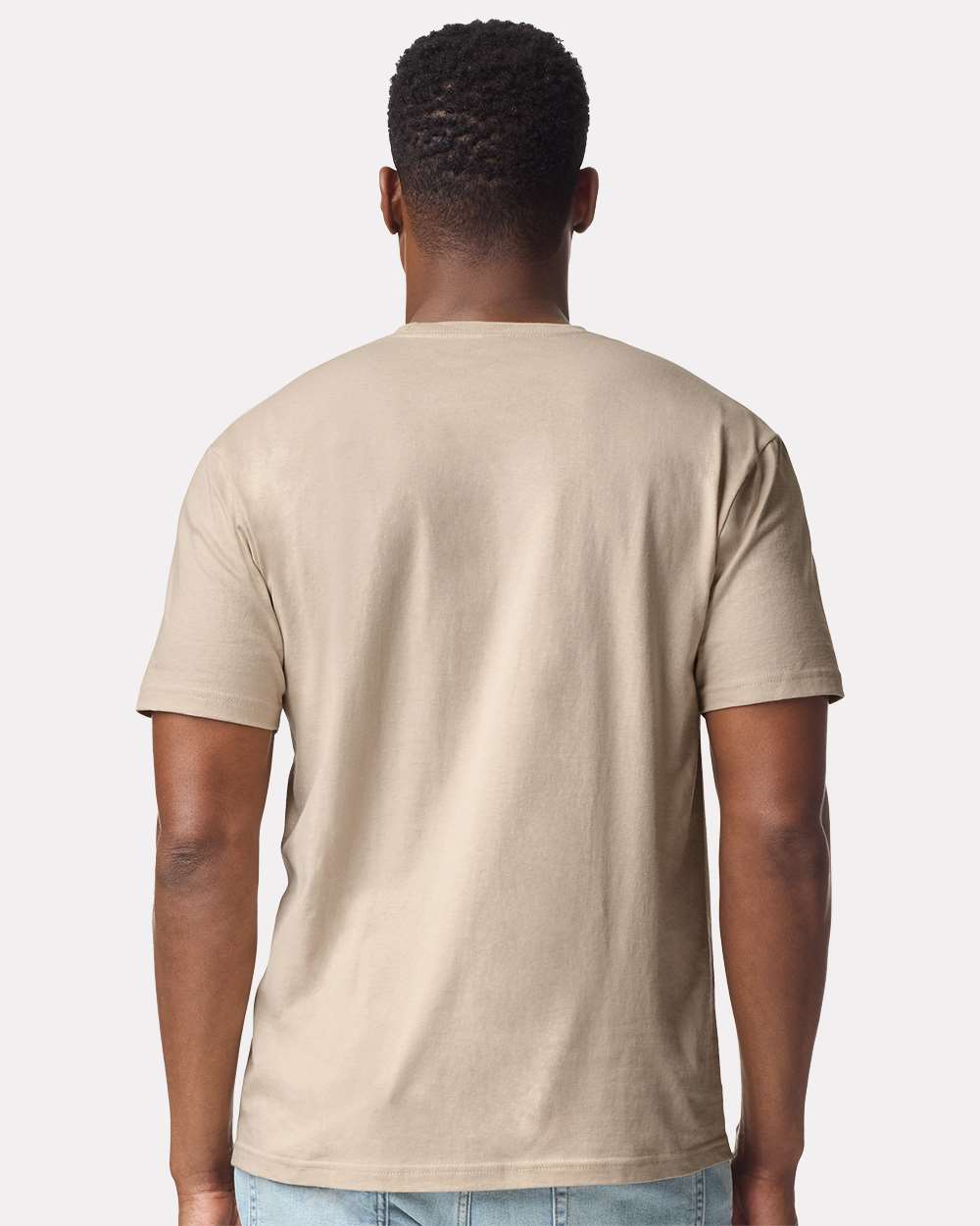 Unisex Light Cotton T-Shirt - OnModelBack - B02860242 - Sand