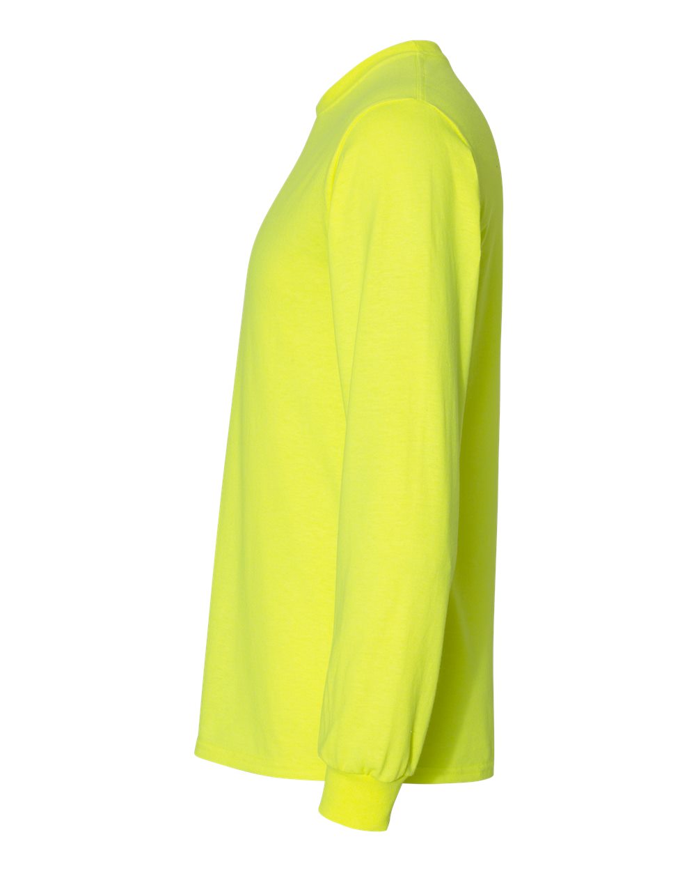 Men's DryBlend® 50/50 Long Sleeve T-Shirt - DirectSide - B07660163 - Safety Green