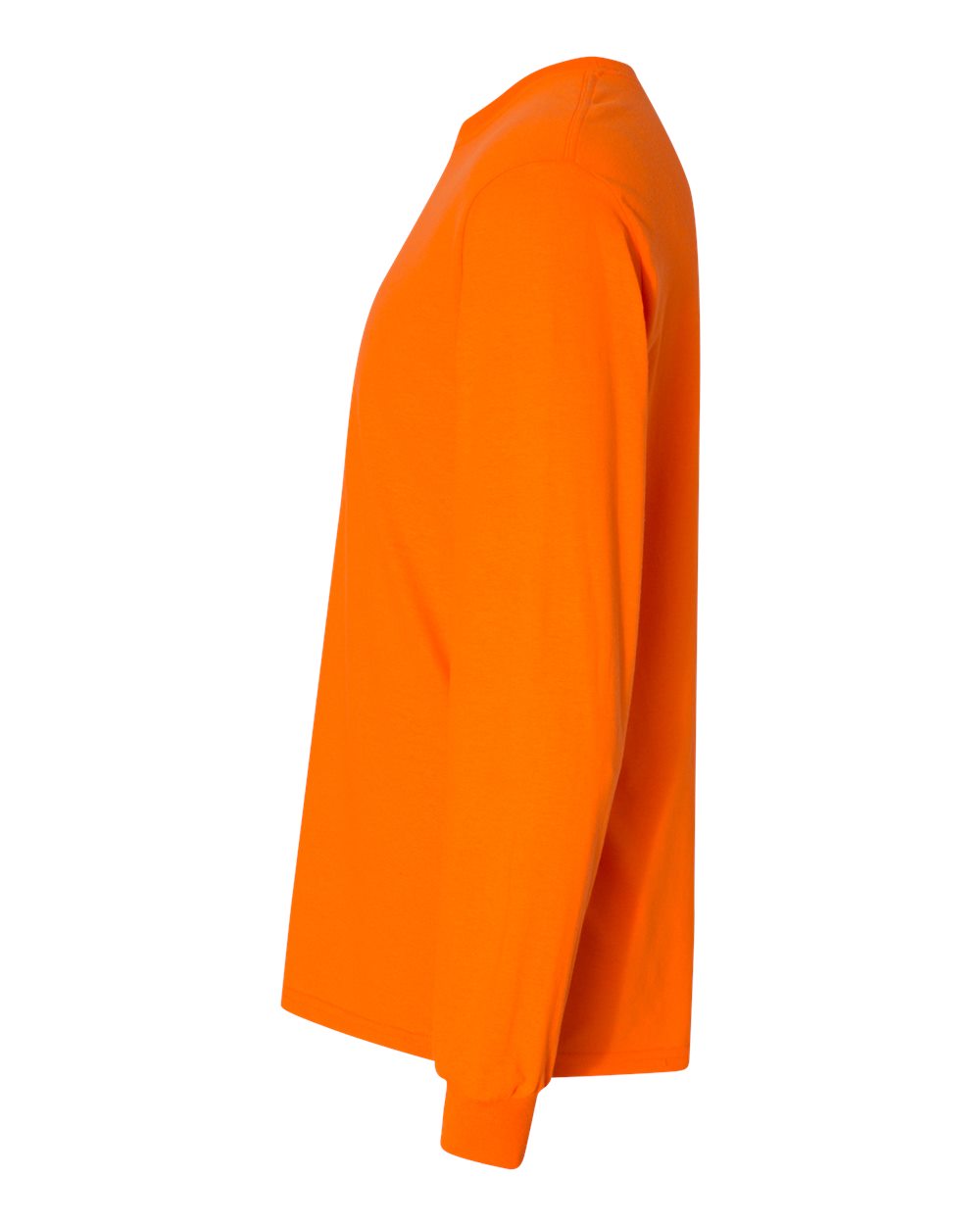 Men's DryBlend® 50/50 Long Sleeve T-Shirt - DirectSide - B07660183 - Safety Orange