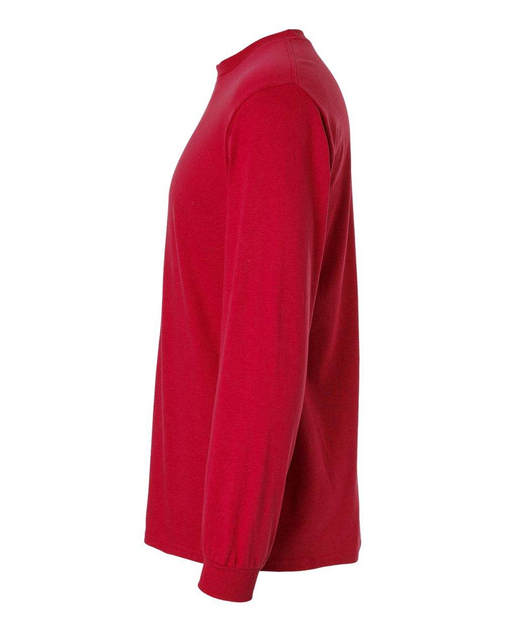 Men's DryBlend® 50/50 Long Sleeve T-Shirt - DirectSide - B07660703 - Red