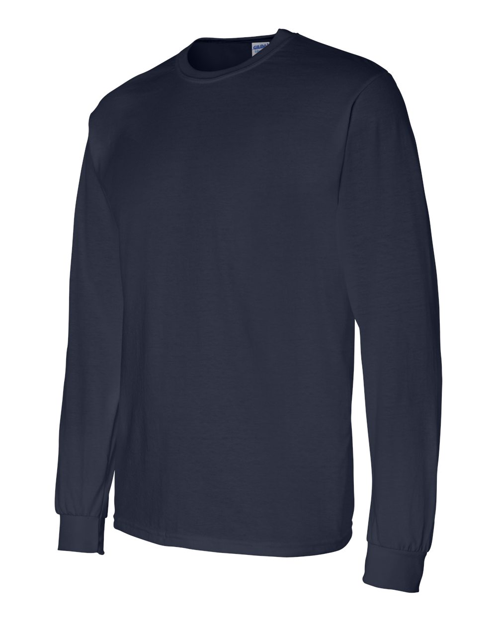 Men's DryBlend® 50/50 Long Sleeve T-Shirt - Side - B07660653 - Navy