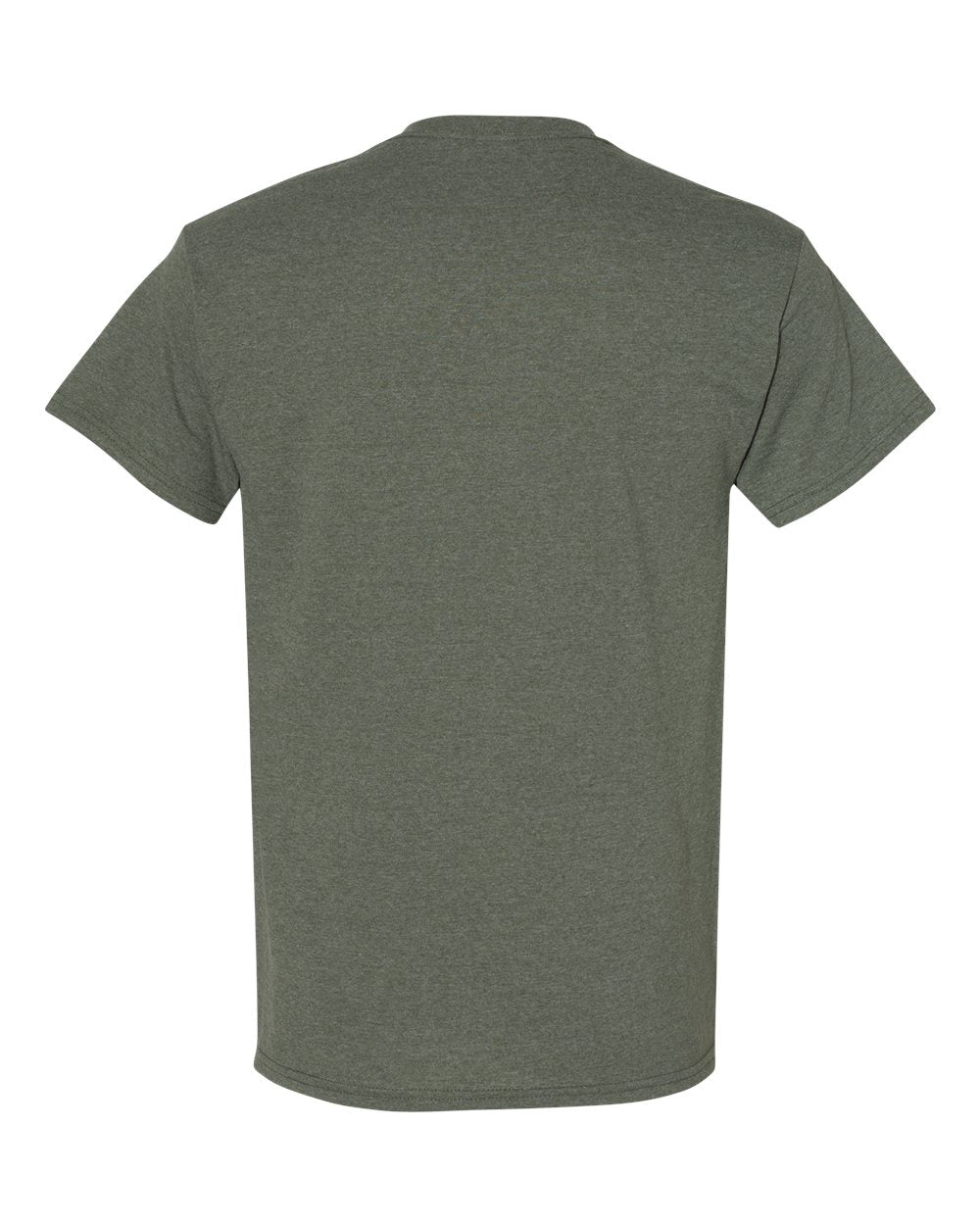 Men's Heavy Cotton™ T-Shirt - Back - B00060073 - Heather Military Green