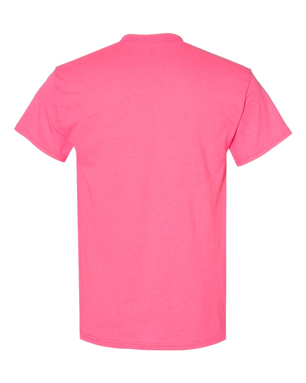 Men's Heavy Cotton™ T-Shirt - Back - B00060313 - Safety Pink