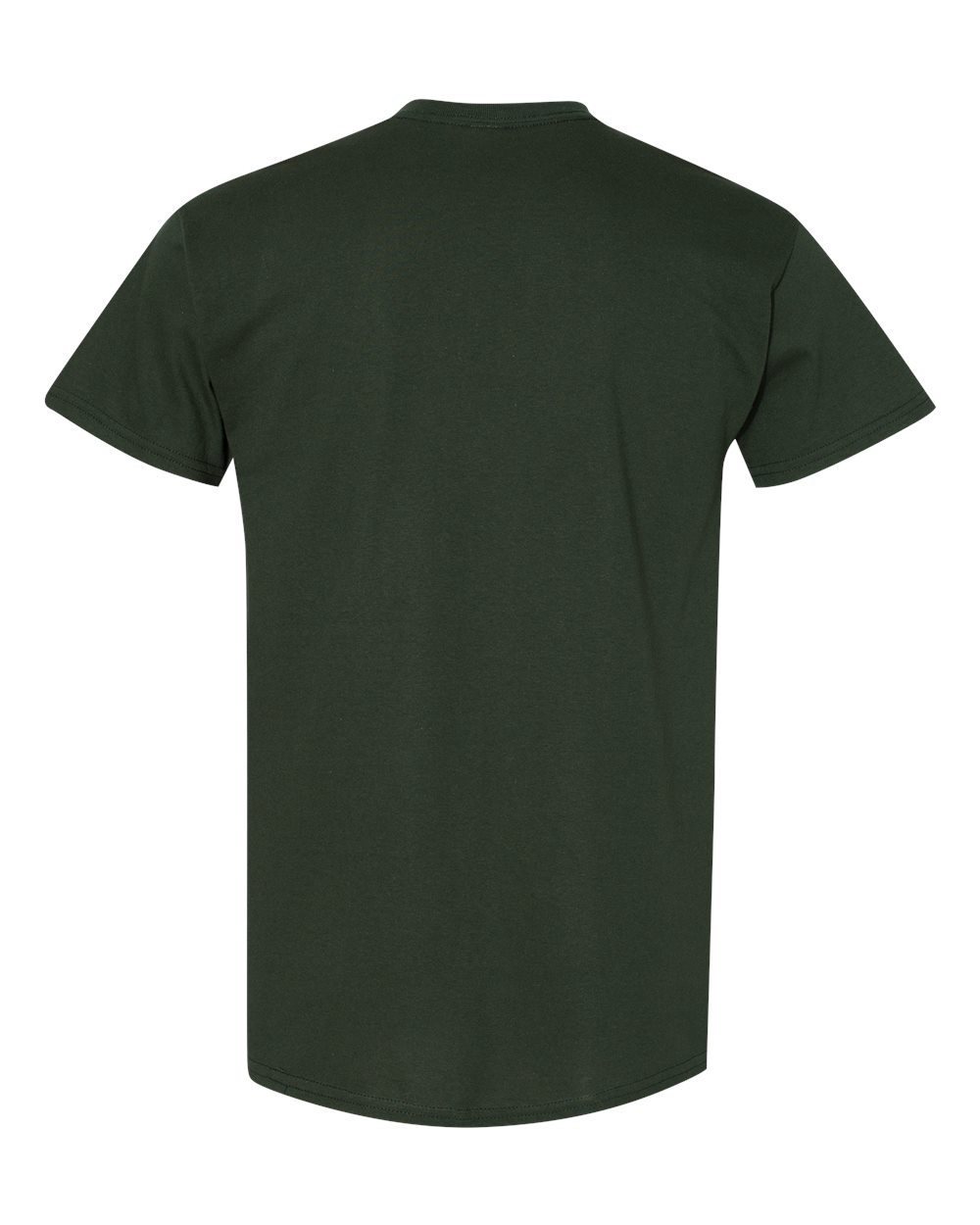 Men's Heavy Cotton™ T-Shirt - Back - B00060543 - Forest Green