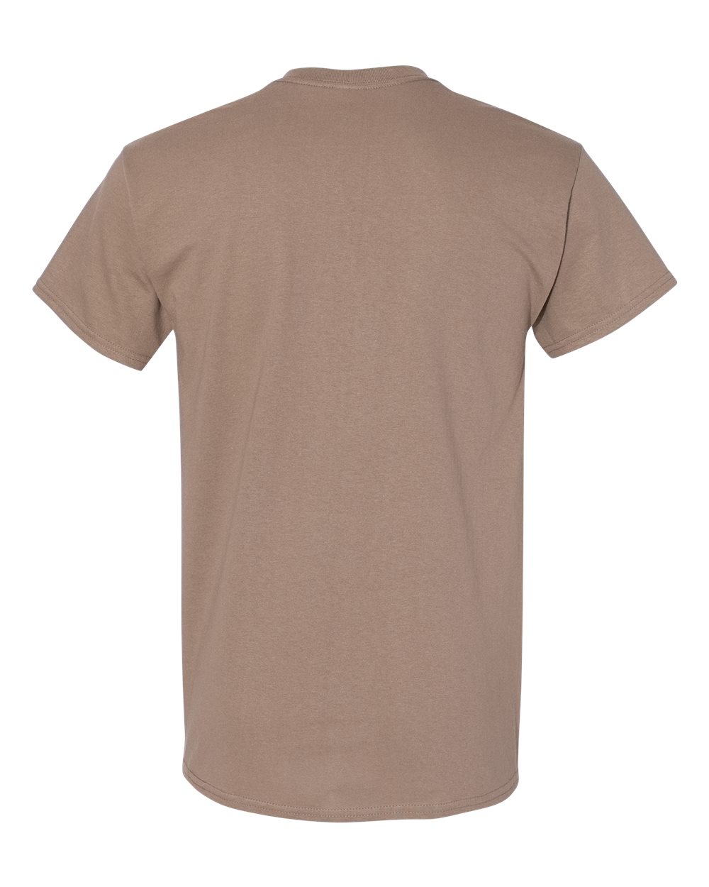 Men's Heavy Cotton™ T-Shirt - Back - B00060553 - Brown Savana