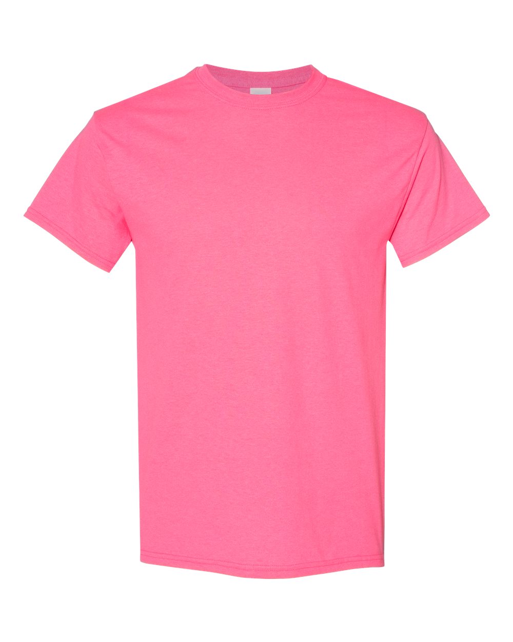 Men's Heavy Cotton™ T-Shirt - Front - B00060313 - Safety Pink