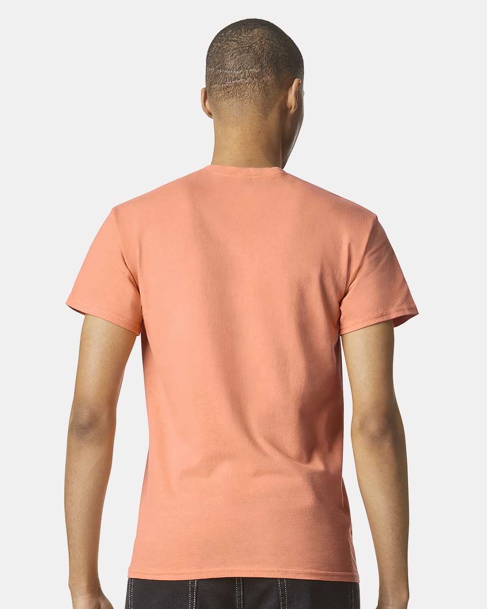 Men's Heavy Cotton™ T-Shirt - OnModelBack - B00060183 - Tangerine