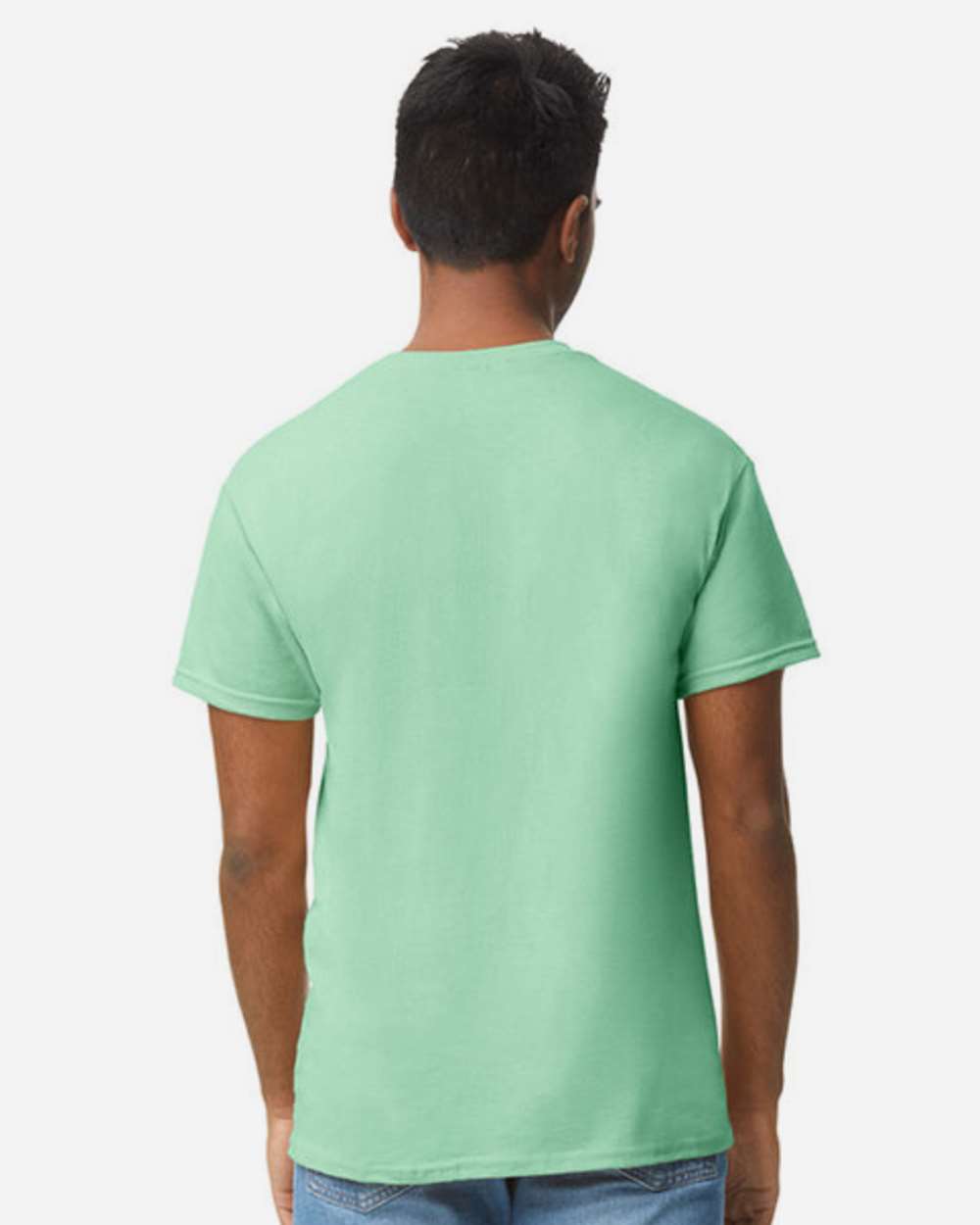 Men's Heavy Cotton™ T-Shirt - OnModelBack - B00060293 - Mint Green