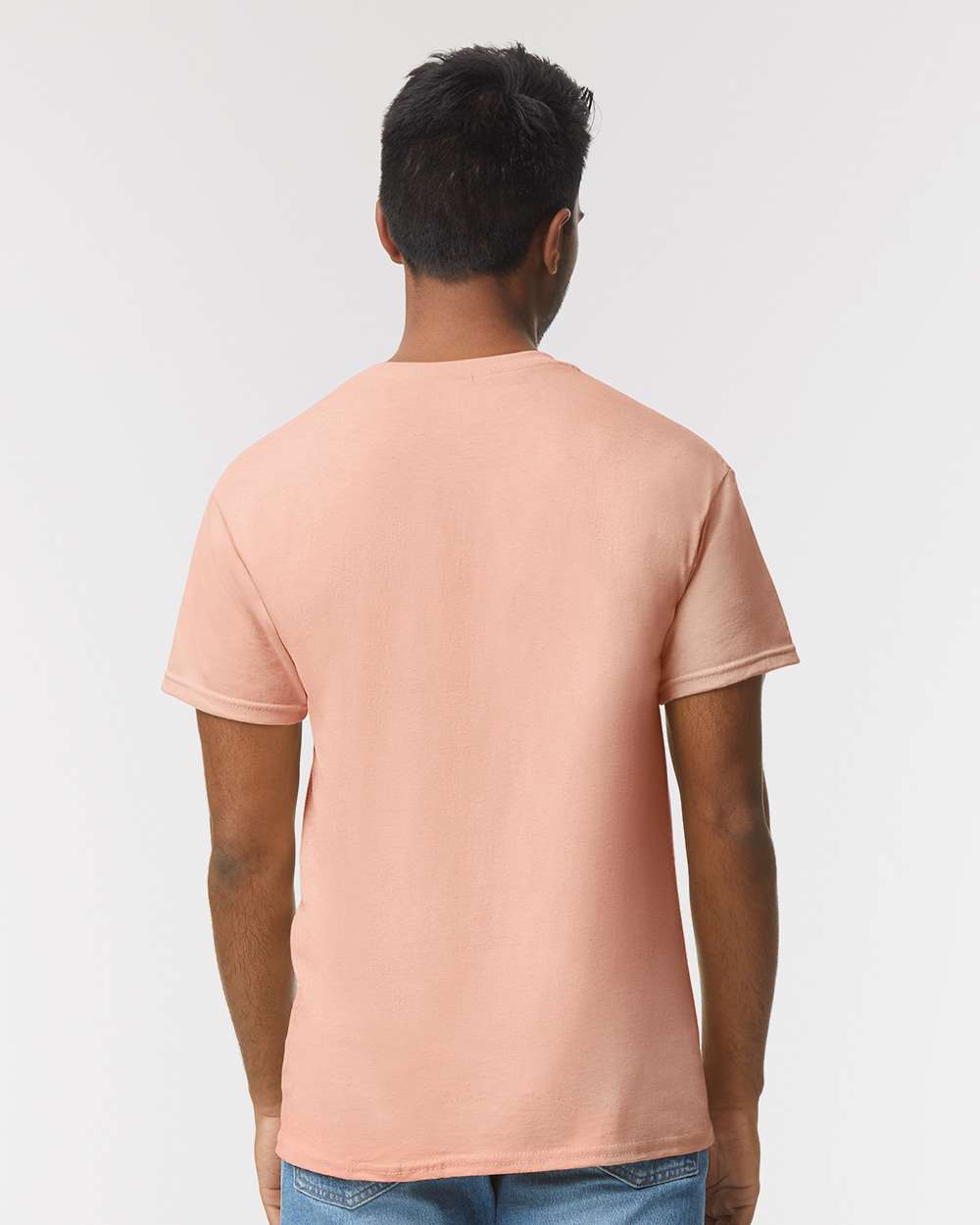 Men's Heavy Cotton™ T-Shirt - OnModelBack - B00060333 - Dusty Rose