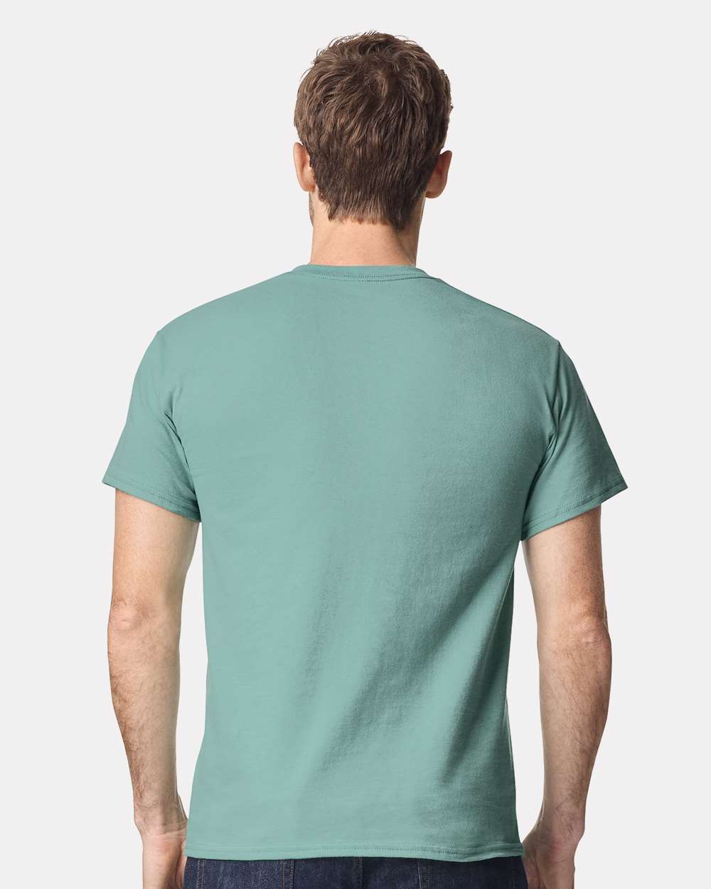 Men's Heavy Cotton™ T-Shirt - OnModelBack - B00060433 - Aquatic