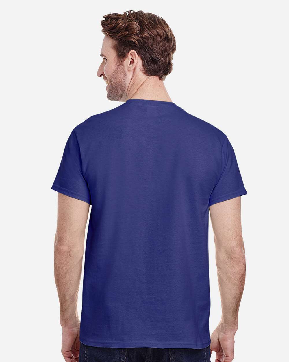 Men's Heavy Cotton™ T-Shirt - OnModelBack - B00060743 - Cobalt