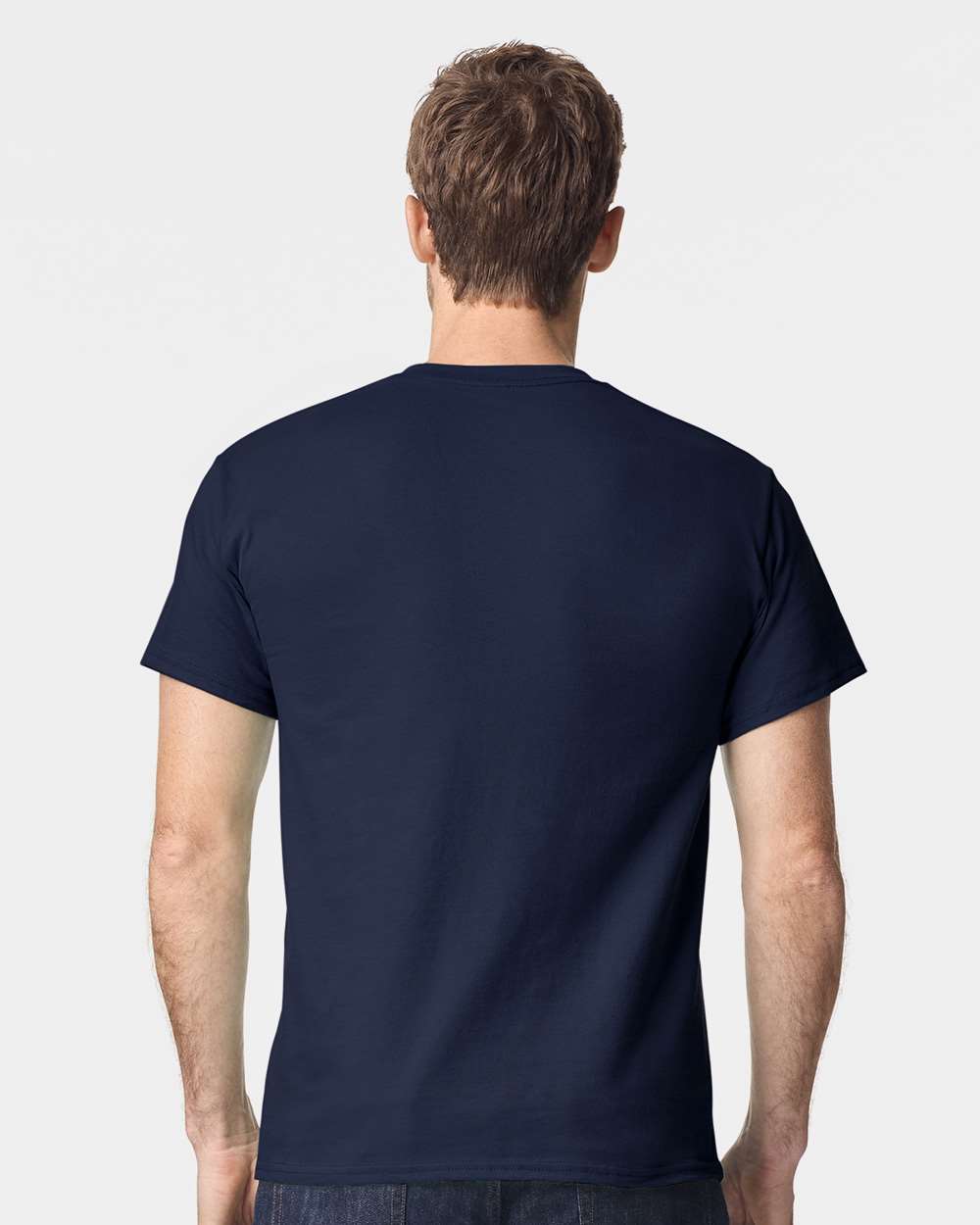 Men's Heavy Cotton™ T-Shirt - OnModelBack - B00060833 - Blue Dusk