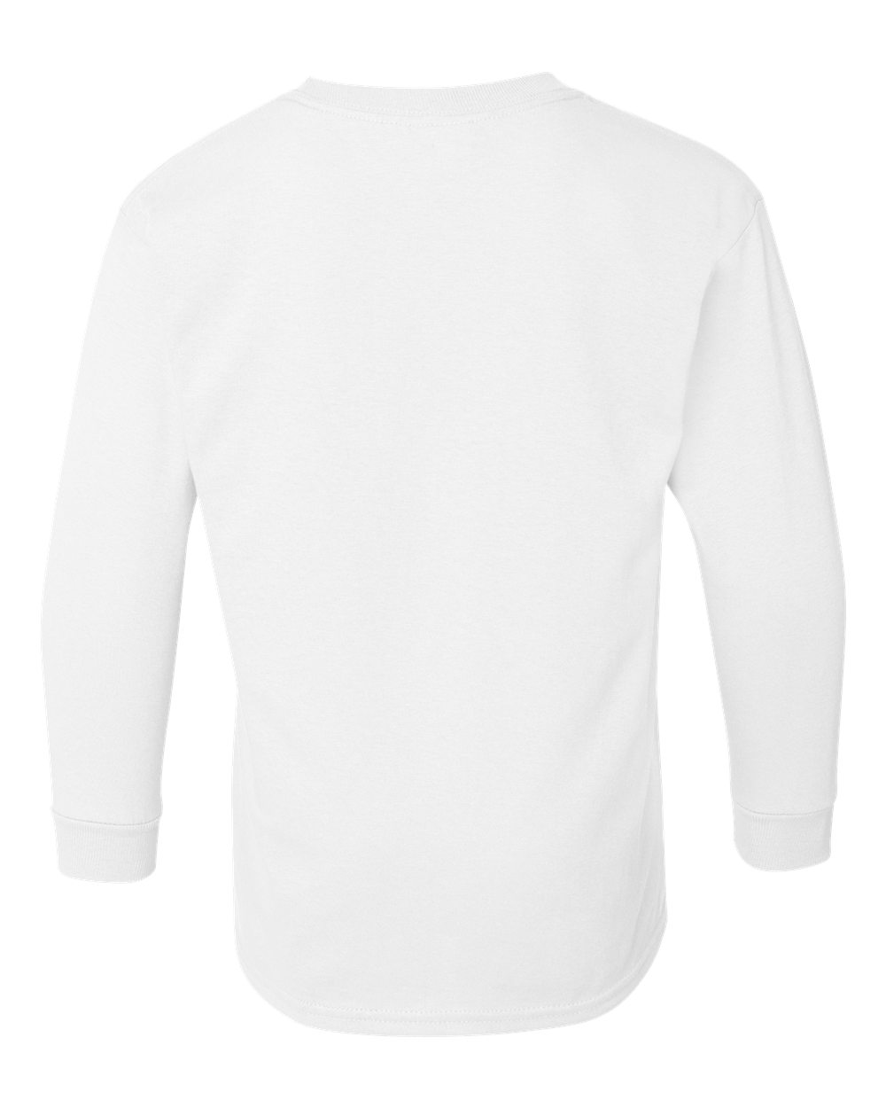 Youth Heavy Cotton™ Long Sleeve T-Shirt - Back - B34160002 - White
