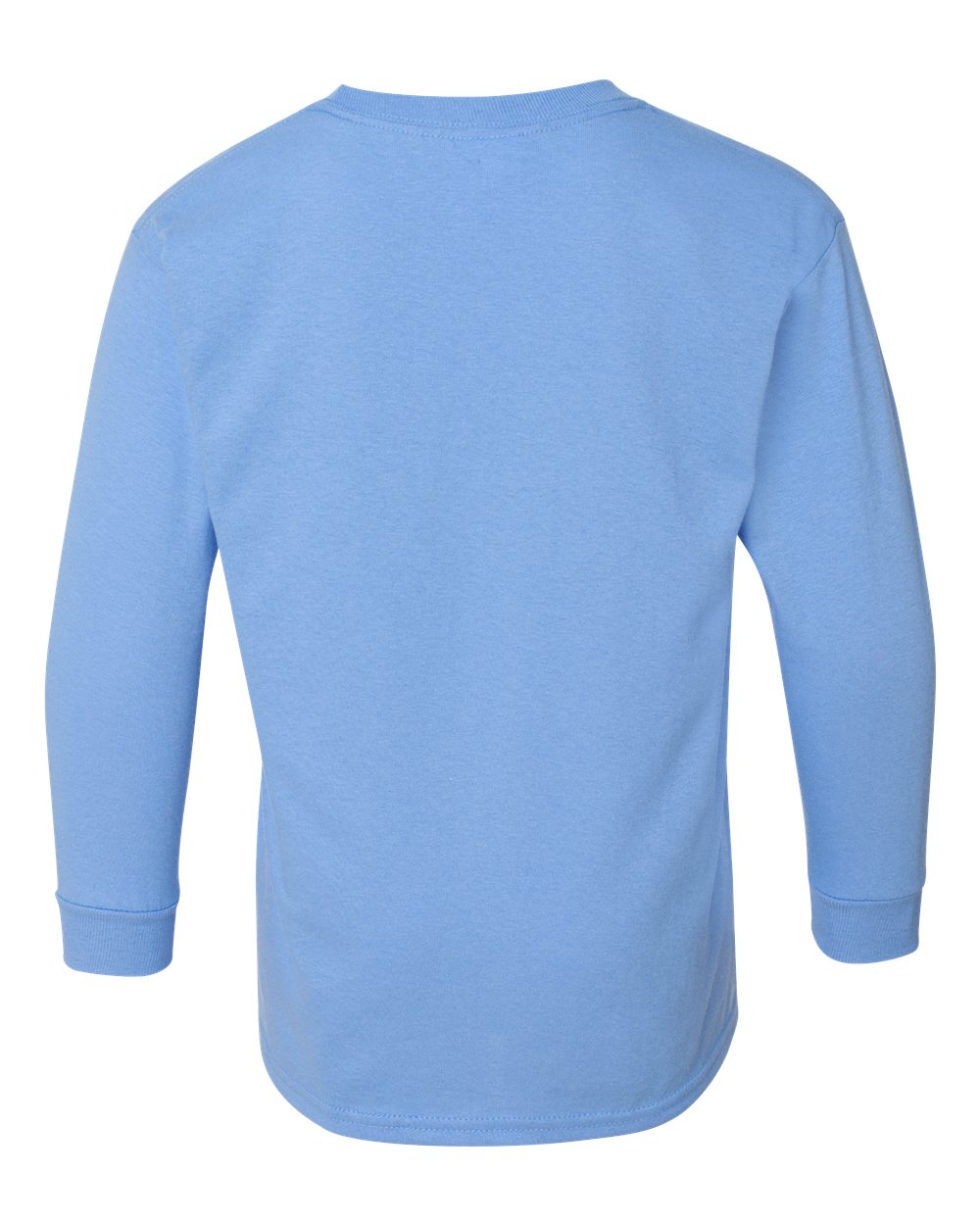 Youth Heavy Cotton™ Long Sleeve T-Shirt - Back - B34160262 - Carolina Blue