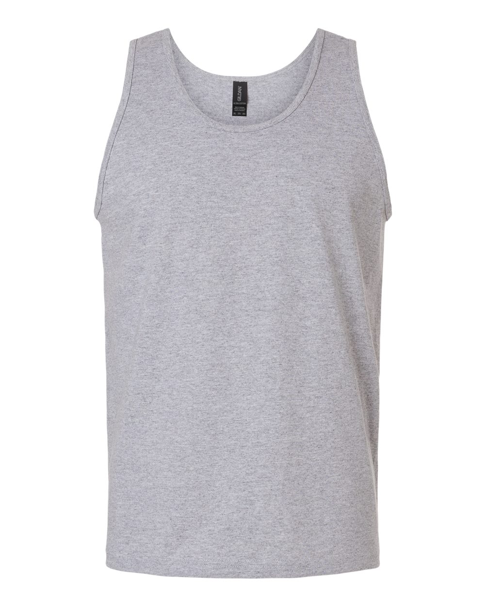Men's Ultra Cotton® Tank Top - Front - B09860583 - Sport Grey