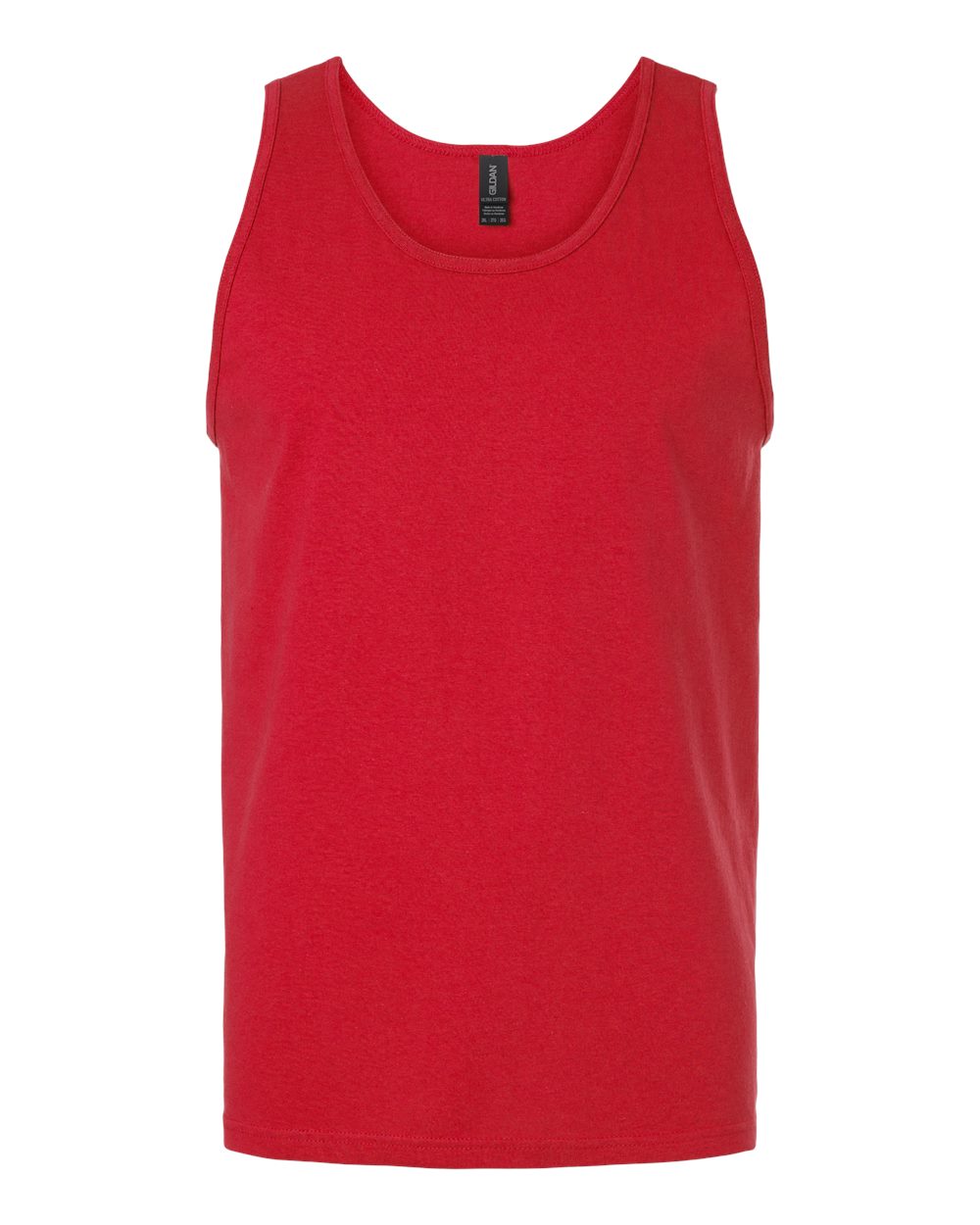 Men's Ultra Cotton® Tank Top - Front - B09860703 - Red