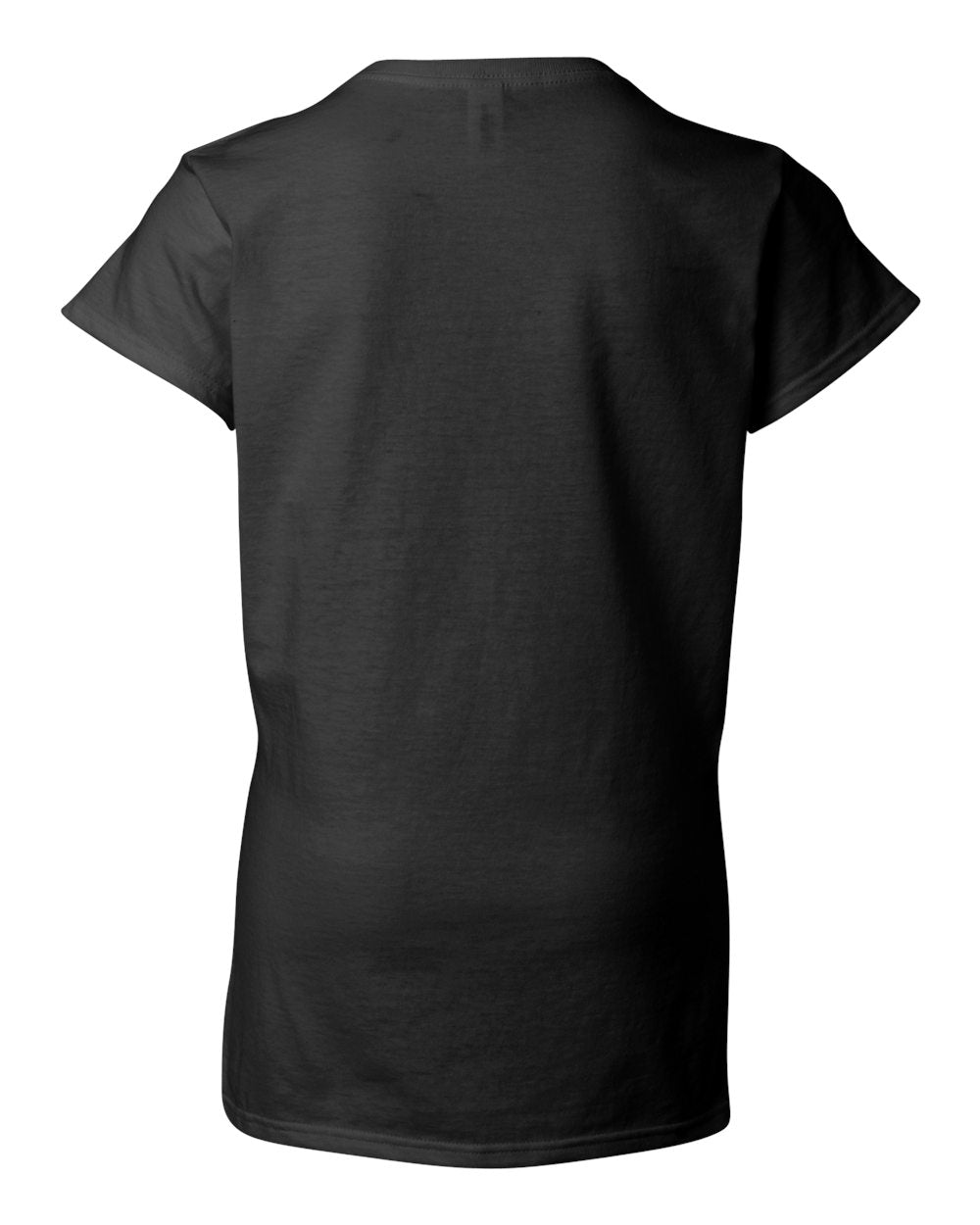 Women's Softstyle® V-Neck T-Shirt - Back - B51260503 - Black