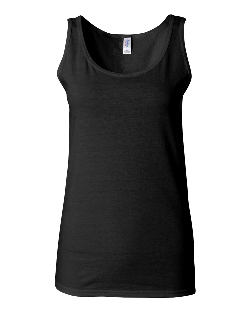 Women's Softstyle® Tank Top - Front - B59760503 - Black