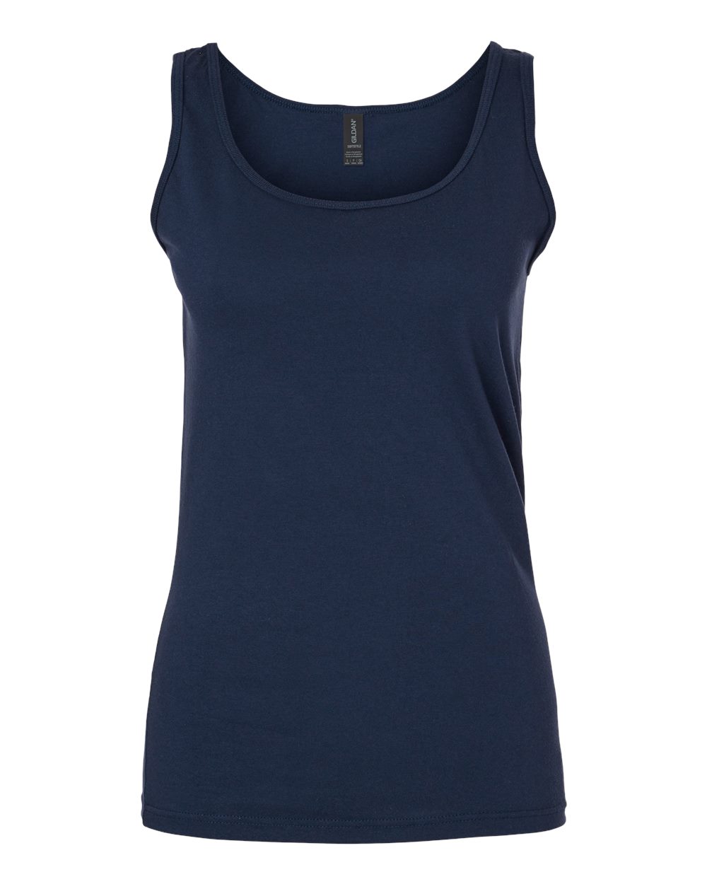 Women's Softstyle® Tank Top - Front - B59760653 - Navy