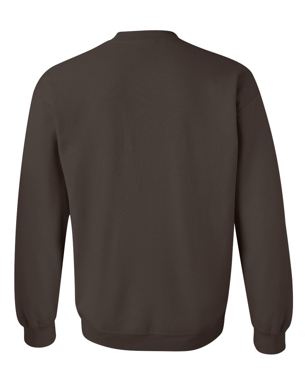 Unisex Heavy Blend™ Crewneck Sweatshirt - Back - B21060053 - Dark Chocolate