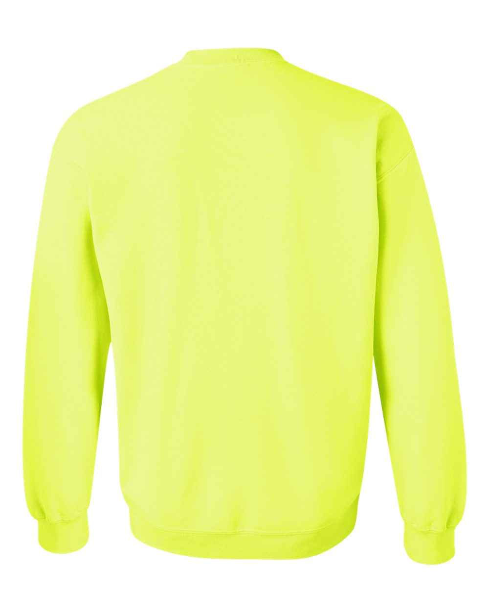Unisex Heavy Blend™ Crewneck Sweatshirt - Back - B21060163 - Safety Green