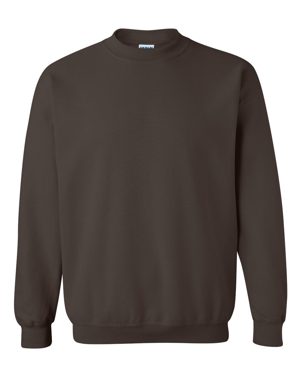 Unisex Heavy Blend™ Crewneck Sweatshirt - Front - B21060053 - Dark Chocolate