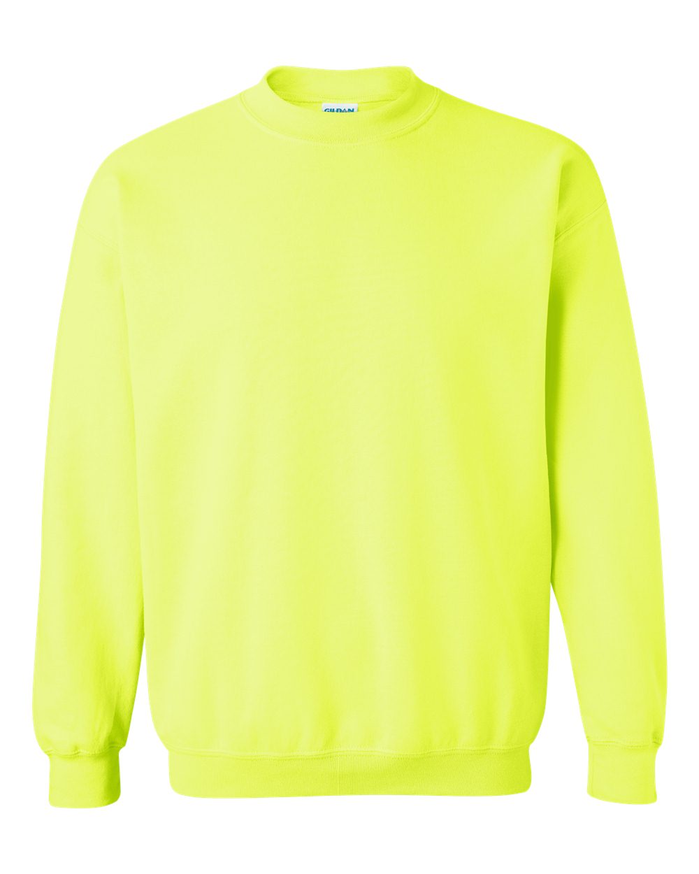 Unisex Heavy Blend™ Crewneck Sweatshirt - Front - B21060163 - Safety Green