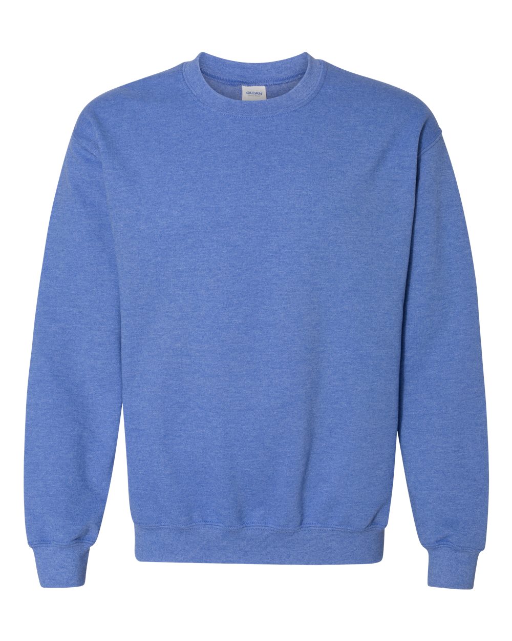 Unisex Heavy Blend™ Crewneck Sweatshirt - Front - B21060743 - Heather Deep Royal