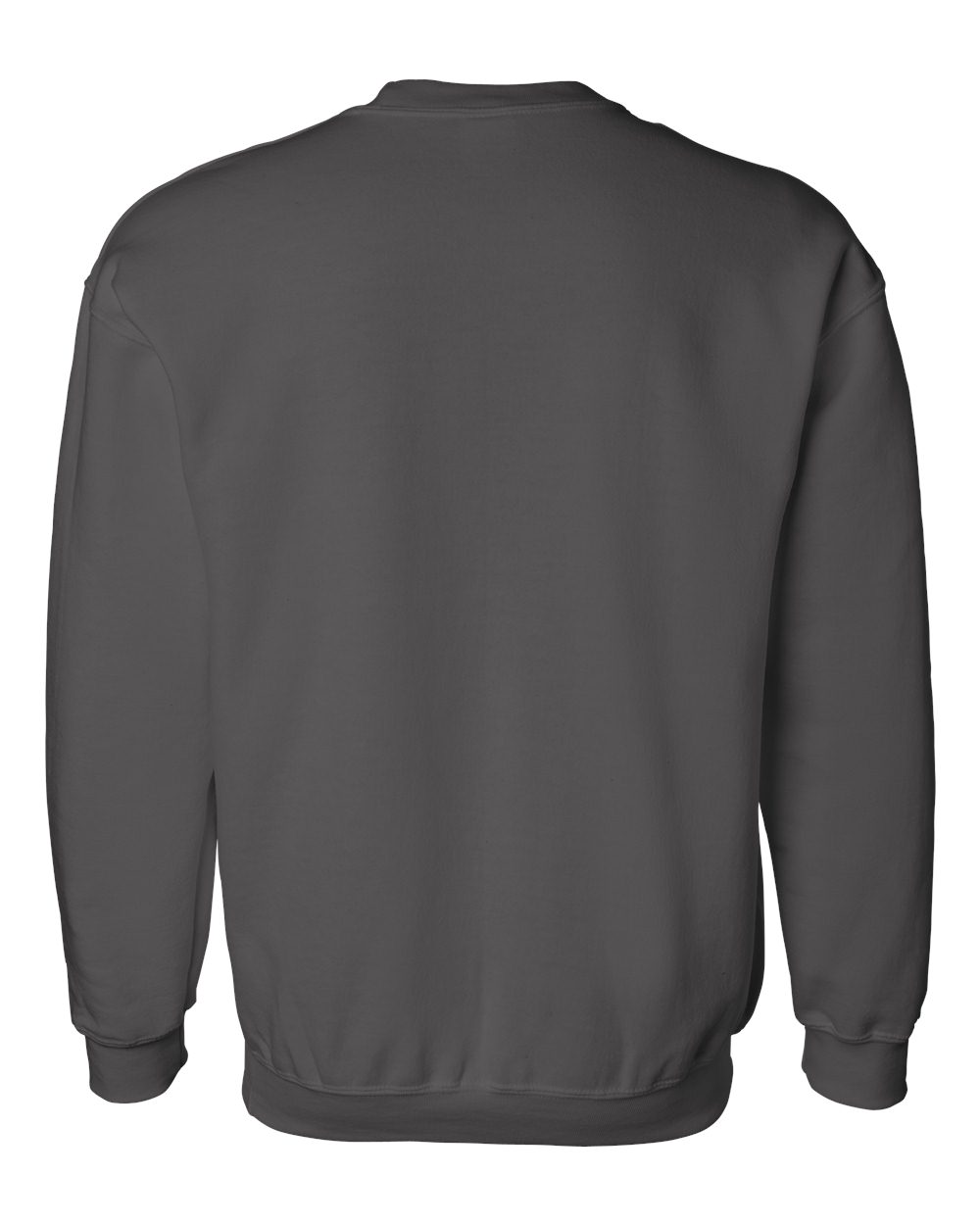 Unisex DryBlend® Crewneck Sweatshirt - Back - B21260093 - Charcoal
