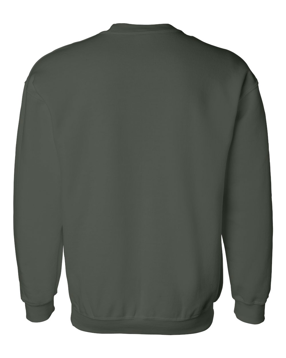 Unisex DryBlend® Crewneck Sweatshirt - Back - B21260543 - Forest