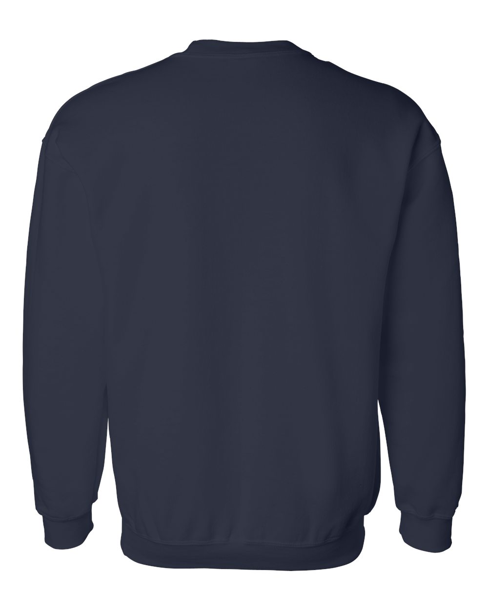 Unisex DryBlend® Crewneck Sweatshirt - Back - B21260653 - Navy