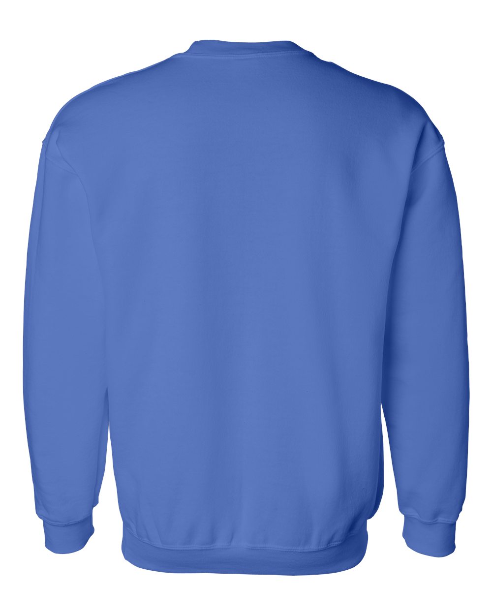 Unisex DryBlend® Crewneck Sweatshirt - Back - B21260753 - Royal