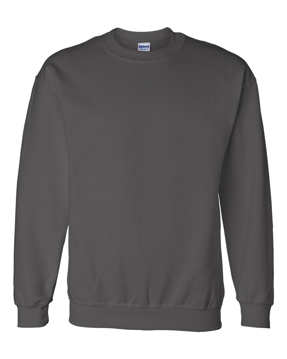 Unisex DryBlend® Crewneck Sweatshirt - Front - B21260093 - Charcoal