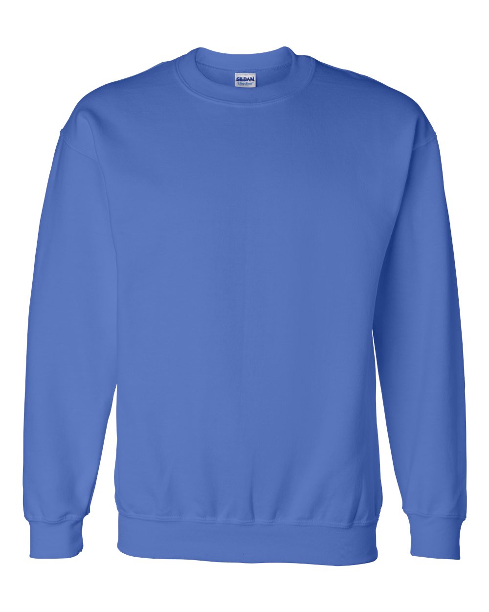 Unisex DryBlend® Crewneck Sweatshirt - Front - B21260753 - Royal