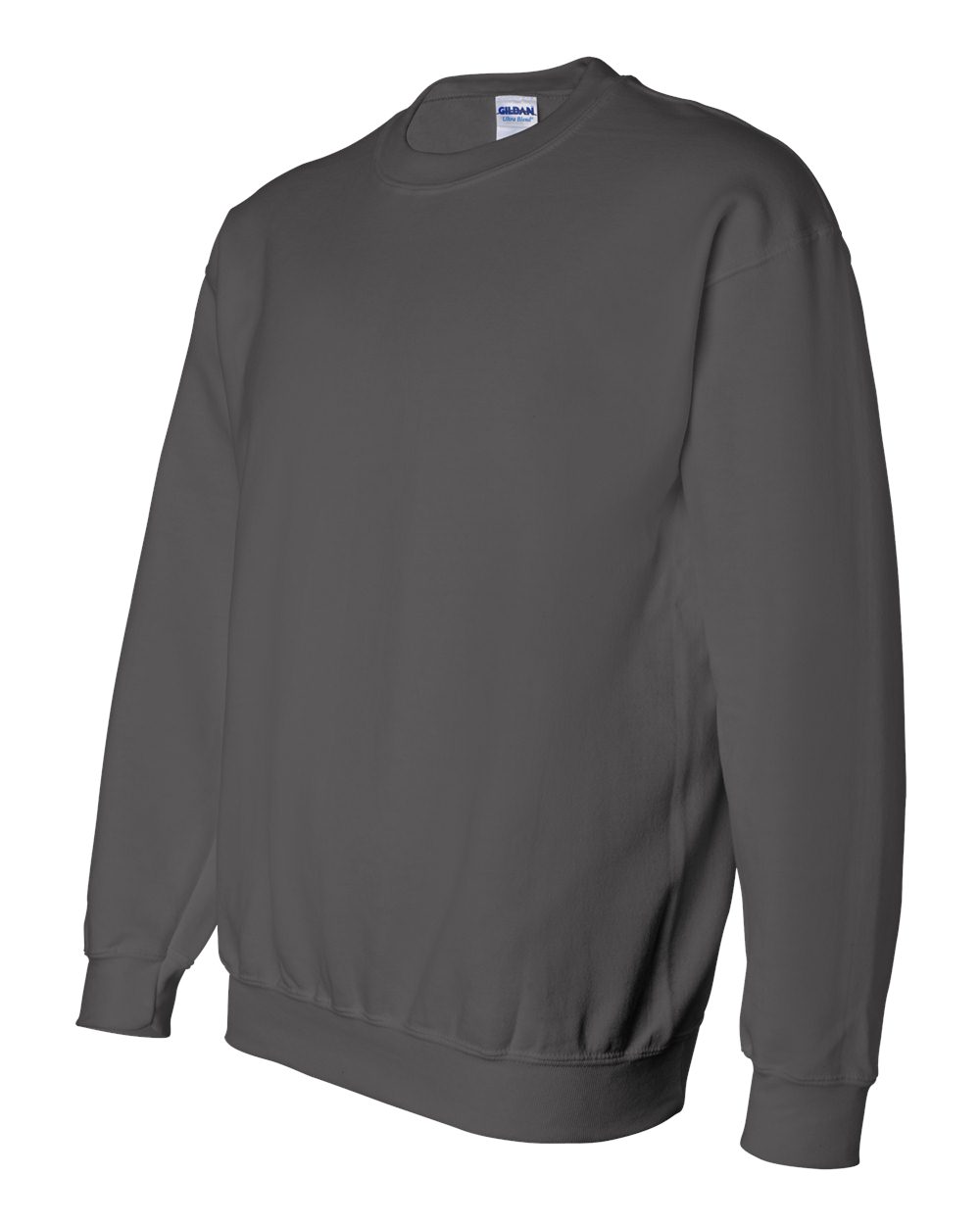 Unisex DryBlend® Crewneck Sweatshirt - Side - B21260093 - Charcoal